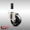 Service Caster 3 Inch 316SS Soft Rubber Wheel Swivel 3/4 Inch Expanding Stem Caster SCC SCC-SS316EX20S314-SRS-34 - alternate 1